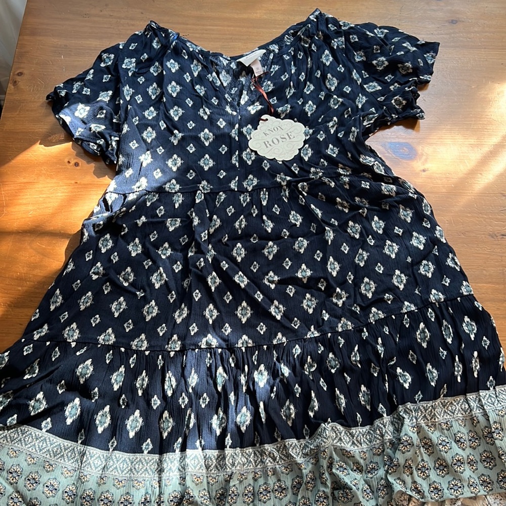 Flowy Mini A Line Dress Knox Rose